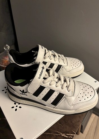 39 Beden beyaz Renk Adidas Beyaz Siyah Platform Spor Ayakkabı