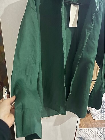 Oysho Oysho keten gömlek etiketli sıfır