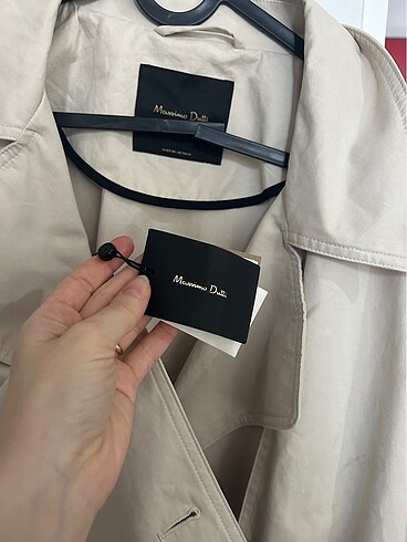 Massimo Dutti Massimo dutti trençkot yağmurluk etiketli sıfır ürün