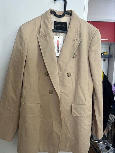 Massimo dutti etiketli ceket trençkot