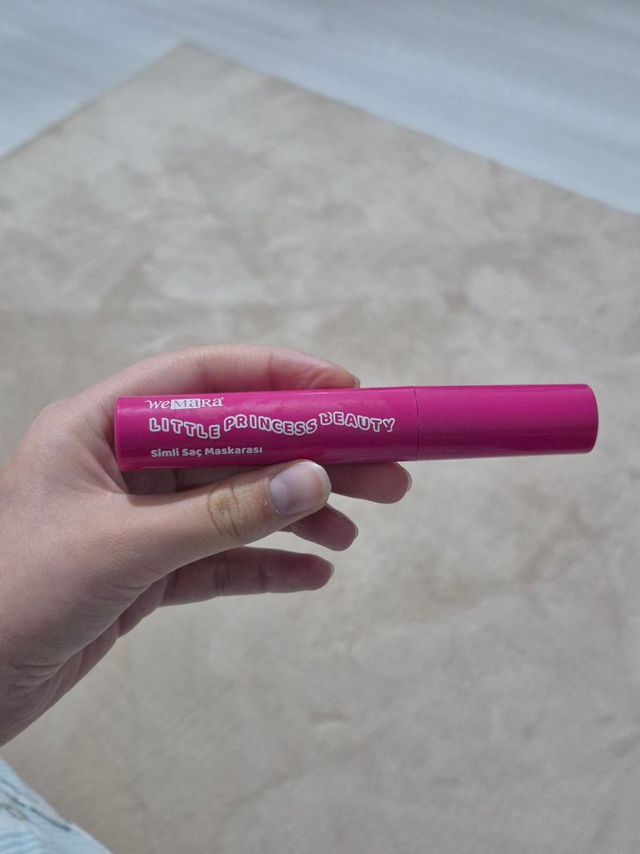 Wemara Pembe Simli Saç Maskarası - Görsel 2