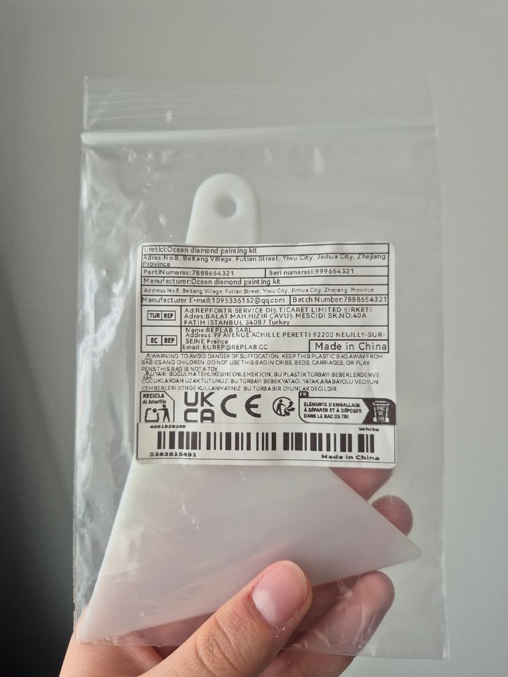 Diamond painting elmas boyama kit sabitleyici spatula malzeme - Görsel 2