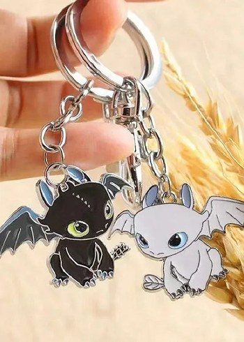 Gecenin Öfkesi ve Işığın Öfkesi Disney Ejderha Anahtarlık 2'li - Görsel 2