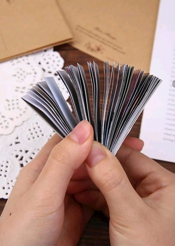 siyah sevimli komik hayvan sticker seti kitabı scrapbook journal - Görsel 6