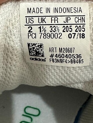Adidas Çocuk Adidas spor ayakkabı