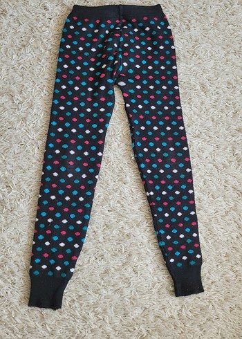 Kızlar için Çok Renkli Örgü Tayt - Görsel 2