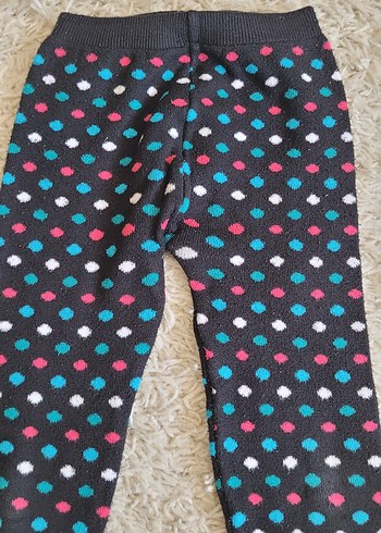 Kızlar için Çok Renkli Örgü Tayt - Görsel 3