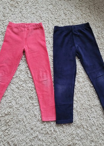 Kız Çocuk Renkli Elastik Tayt - Görsel 8