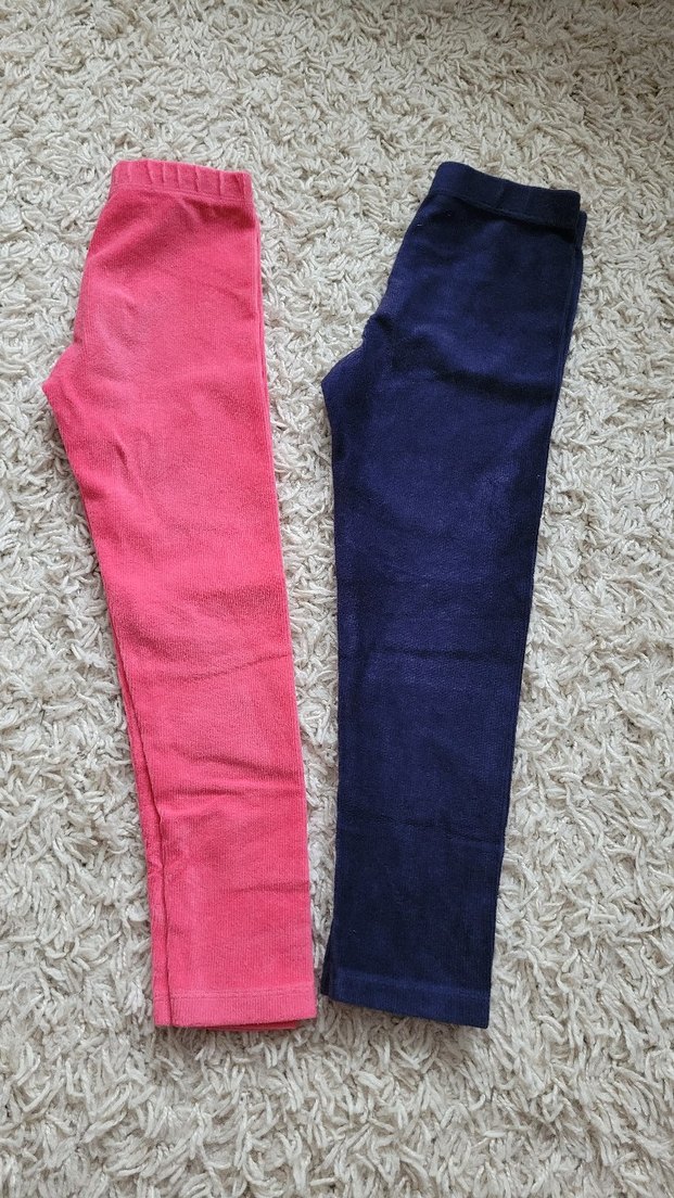 Kız Çocuk Renkli Elastik Tayt - Görsel 3