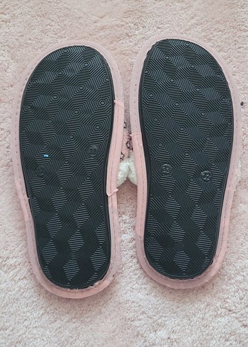 Nakışlı Pembe Ev Terliği - Görsel 3