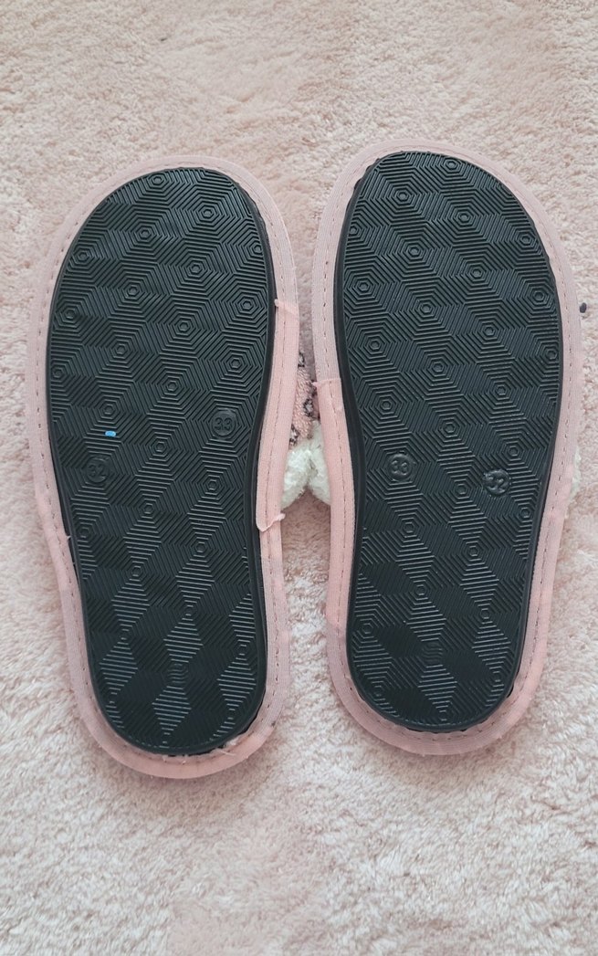 Nakışlı Pembe Ev Terliği - Görsel 3