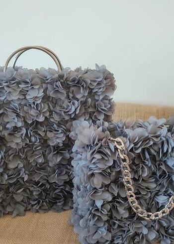 Çiçek Desenli Fırfırlı Bohem Kadın Çantası - Görsel 2