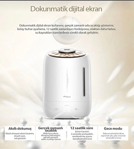 Deerma Hava nemlendirici - Görsel 3