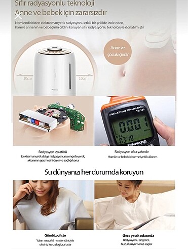 Deerma Hava nemlendirici - Görsel 4