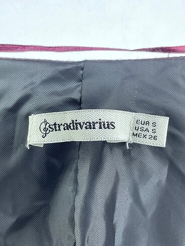 s Beden bordo Renk Stradivarius Yelek %70 İndirimli.