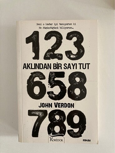 Aklından bir sayı tut - John Verdon kitabı