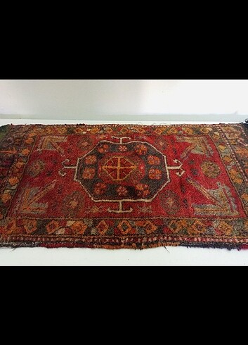 Beden çeşitli Renk Antika Halı 50*100 cm