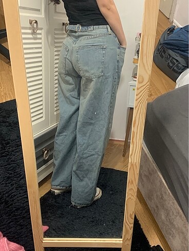 Diğer BAGGY ESKİTMELİ JEAN PANTOLON
