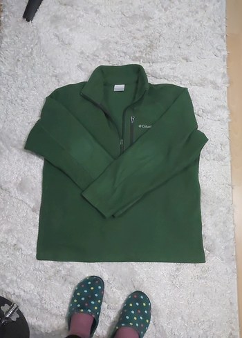 l Beden Yeşil Fermuarlı Erkek Polar Sweatshirt columbia marka