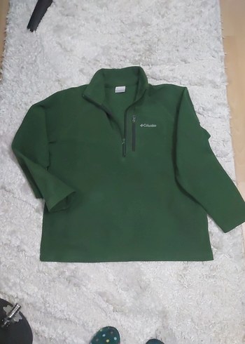 Yeşil Fermuarlı Erkek Polar Sweatshirt columbia marka