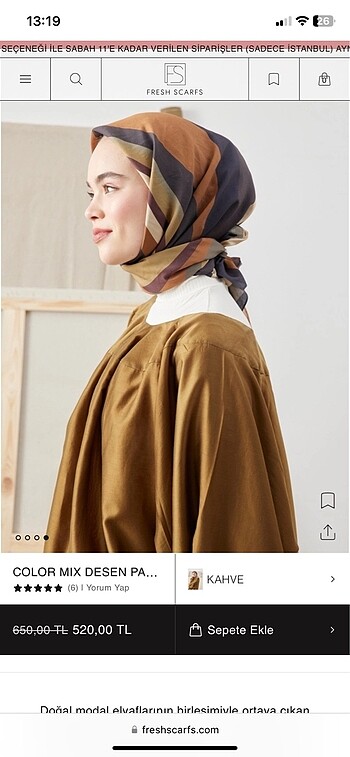Diğer FRESH SCARFS