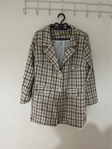 44 Beden kahverengi Renk Blazer ceket