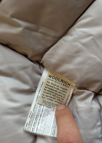 m Beden ten rengi Renk Woolrich orijinal mont çok uyguna unisex