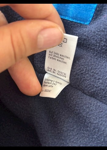 Erkek Çocuk Mavi Kapüşonlu Fermuarlı Mont - Görsel 5