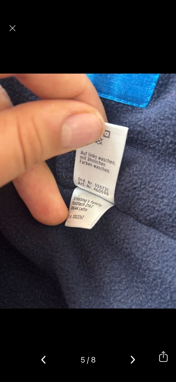 Erkek Çocuk Mavi Kapüşonlu Fermuarlı Mont - Görsel 5