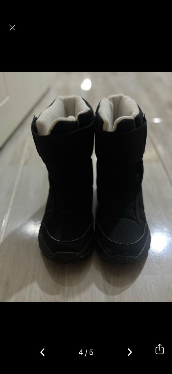 Orijinal Siyah Cırtlı Kauçuk Bot Decathlon Quechua - Görsel 4