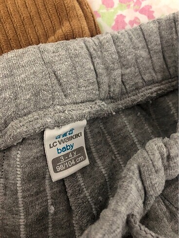 LC Waikiki 3-4 yaş 2 li pantolon ve eşofman altı