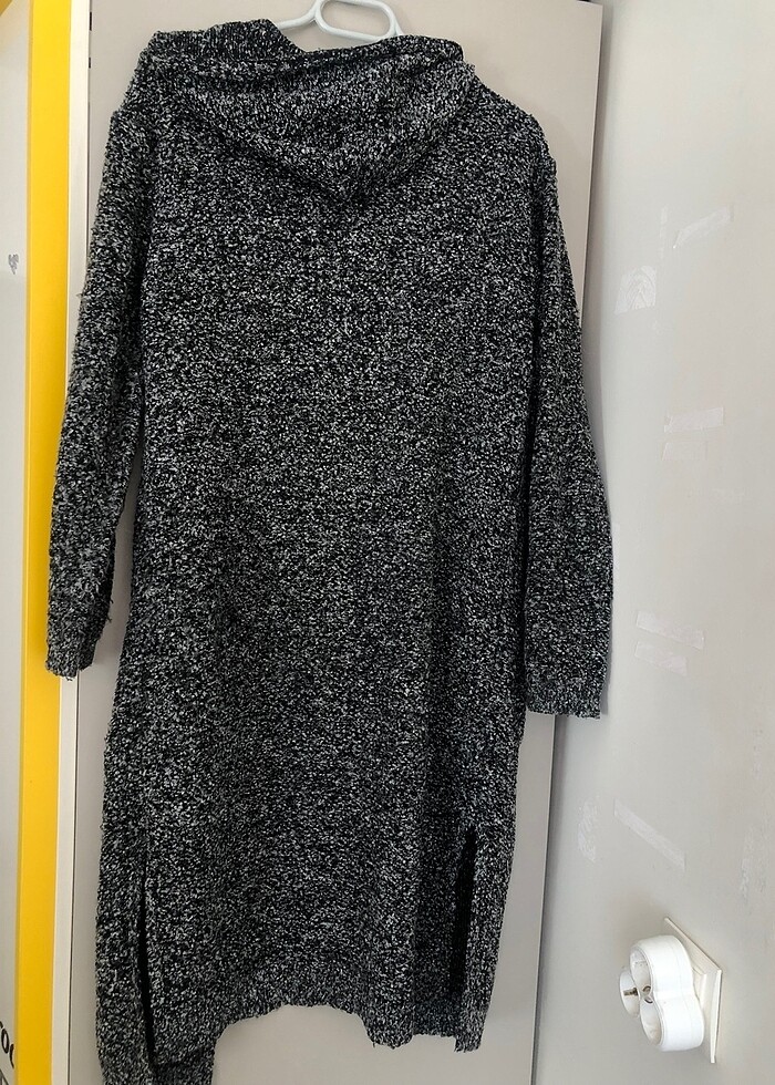 Örme hırka uzun şık - Görsel 3