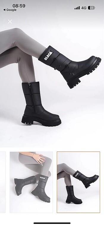 Su geçirmez kaymaz taban kar botu - Görsel 5