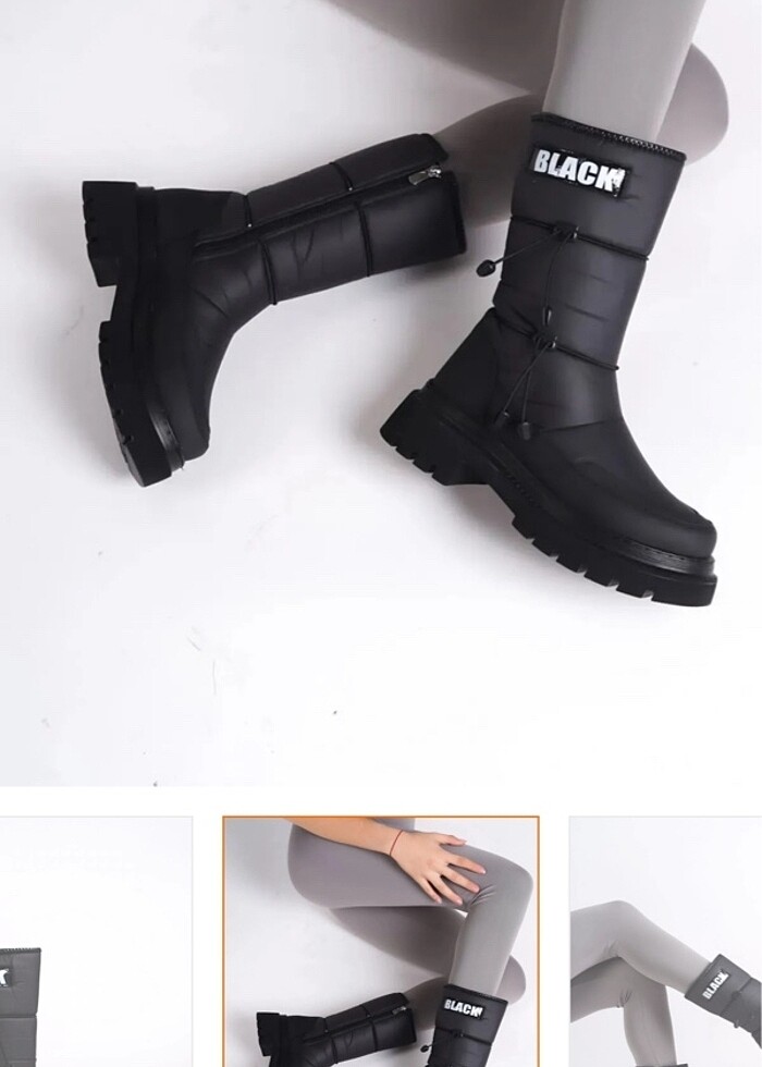 Su geçirmez kaymaz taban kar botu - Görsel 4