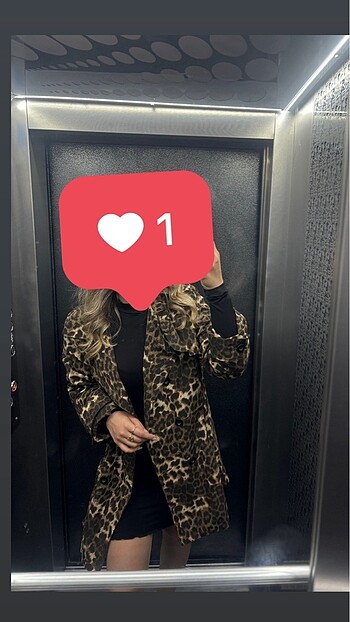 Leopar trençkot mevsimlik şık