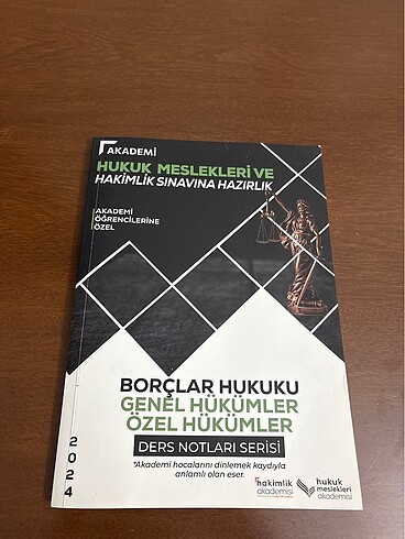 Hakimlik akademisi borçlar hukuku