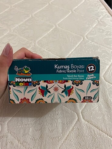 Beden Kumaş boyası 12 set