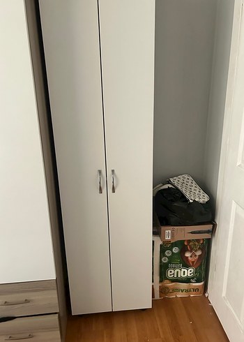 Beyaz  kiler dolabı - Görsel 3