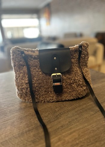 el örgüsü peluş çanta - Görsel 3