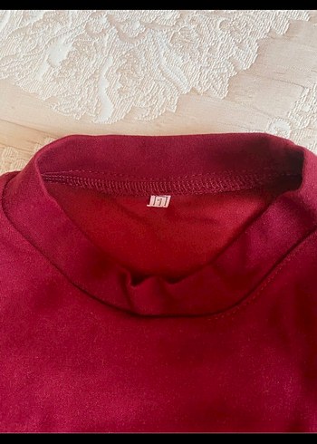 Bordo Kadın Uzun Kollu Salaş Eşofman Takımı - Görsel 2