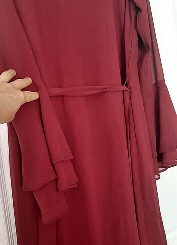 38 Beden bordo Renk Hic kullanilmamis sifin elbise