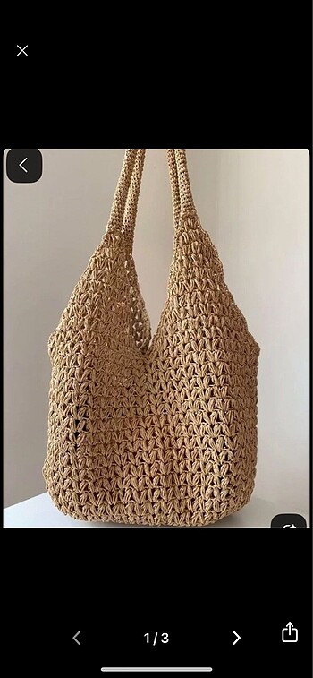oysho model el örgüsü çanta