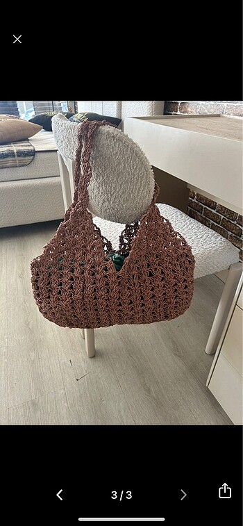  Beden oysho model el örgüsü çanta