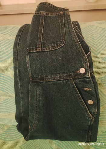 Trendyol & Milla Kadın Lacivert Denim Tulum