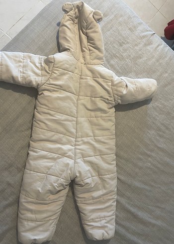 Bej renk bebek astronot tulum - Görsel 5