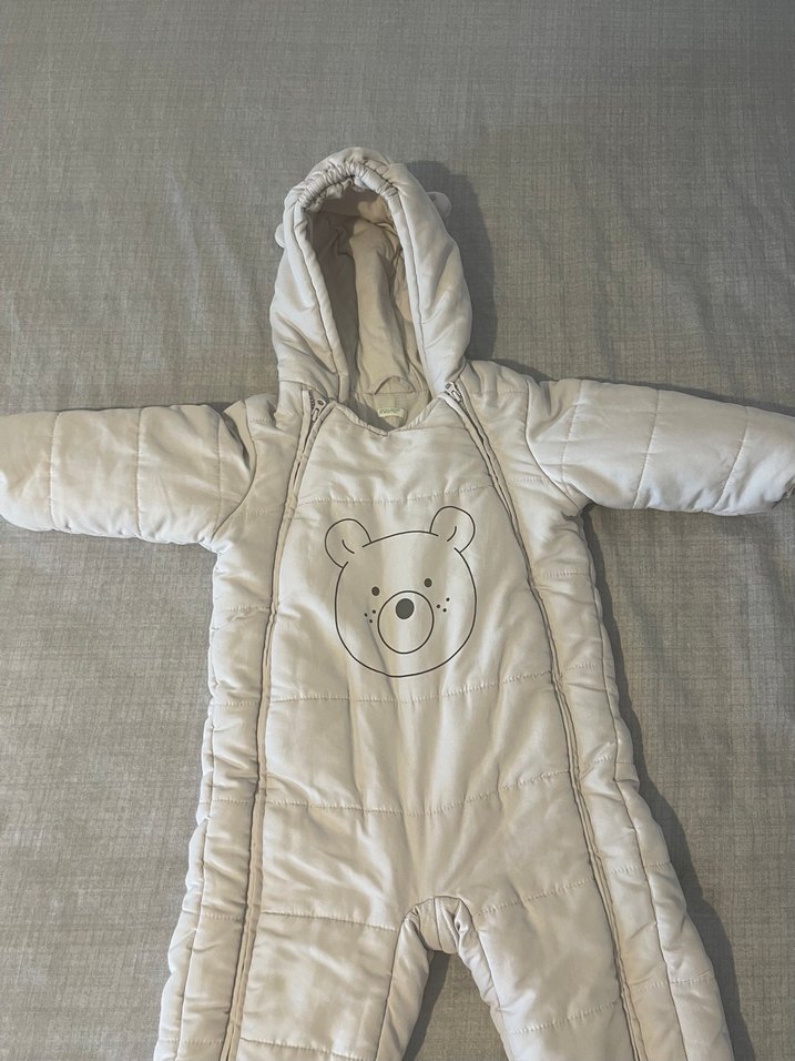 Bej renk bebek astronot tulum - Görsel 2