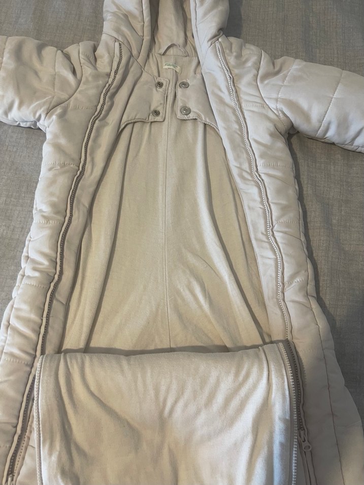 Bej renk bebek astronot tulum - Görsel 3