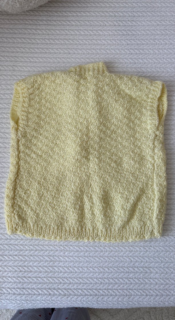 Kız Çocuk Sarı Triko Panço - Görsel 4