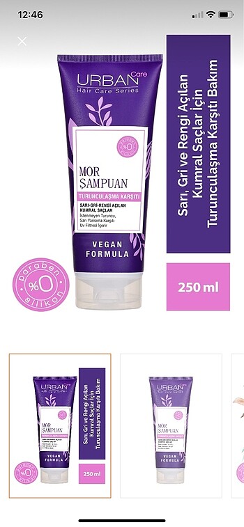 Urban care mor şampuan