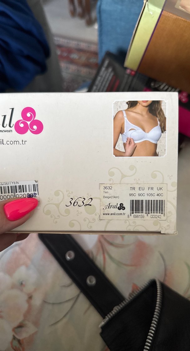Beyaz Balensiz Emzirme Sütyeni Anil - Görsel 2